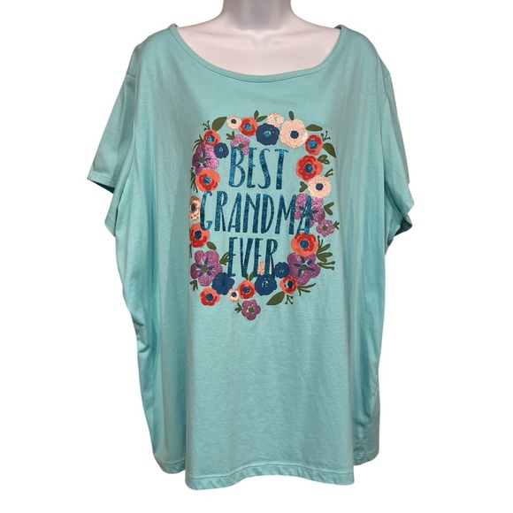Basic Editions Tops - Best Grandma Ever tee size 3X